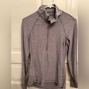 Grayish purple workout jacket! Cute sleeves and very soft!